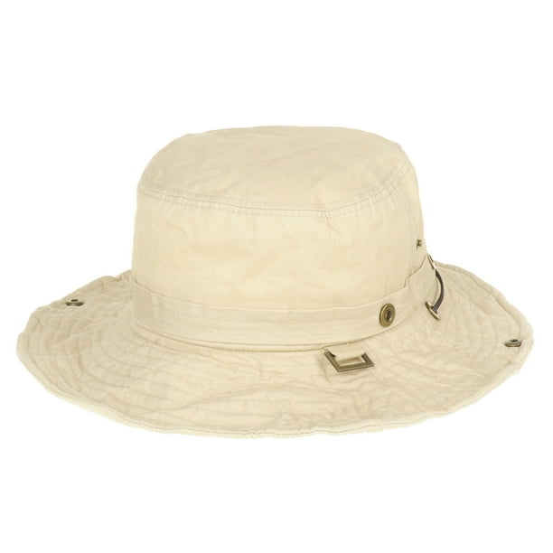 WITHMOONS Boonie Bush Hats Wide Brim Denim Camouflage Side Snap KR2190 